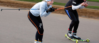 Stay in Ski-shape all Year Long—Try Roller Skiing