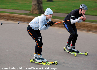 Stay in Ski-shape all Year Long—Try Roller Skiing